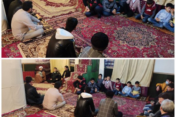 حضور فرماندهی محترم کلانتری۱۳ در رهال+تصاویر