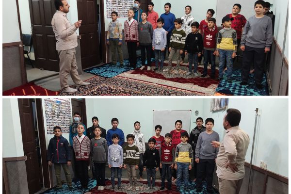 برگزاری اولین دوره از تمرینات گروه سرود+تصاویر