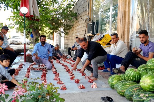 برپایی مراسم عید قربان در دهستان رهال+تصاویر