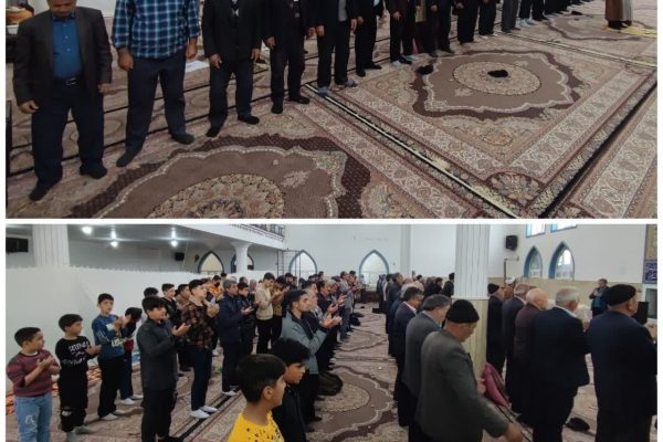 اقامه نماز عید فطر در رهال+تصاویر