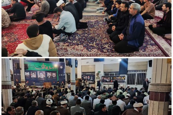 شرکت در مراسم گرامیداشت شهادت رئیس جمهور+تصاویر
