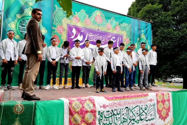 اجرای سرود در شهرستان خوی+تصاویر